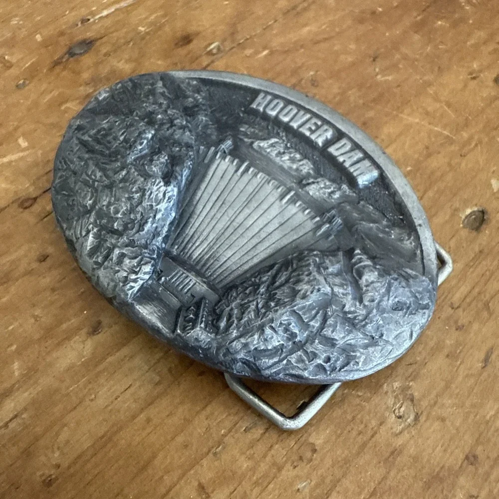 Hoover Dam Belt Buckle Metal Limited Edition Numbered Park‎ International VTG
